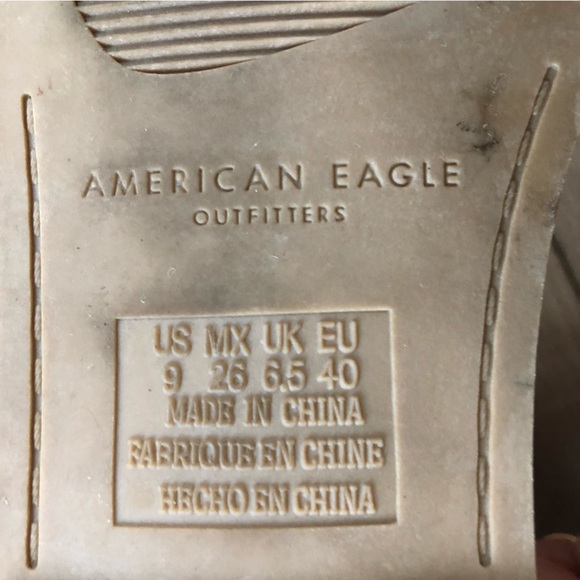 American Eagle Outfitters Woven Flats Sandals in Black Size 9 - Picture 4 of 6